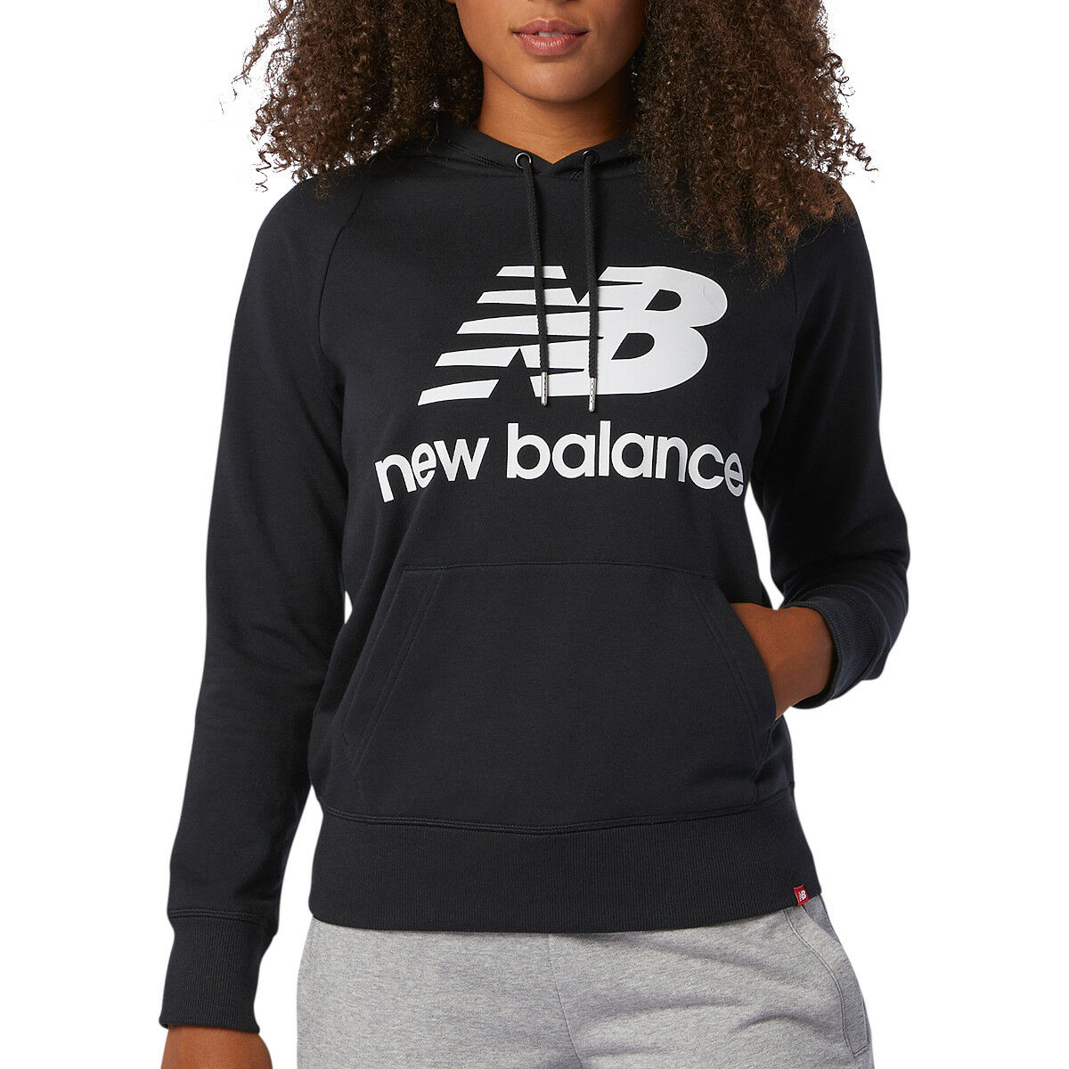 Hettegenser til Kvinne New Balance WT03550 Svart